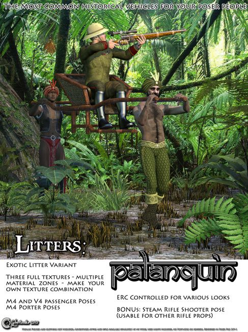 Click here to see preview images for "Litters: Palanquin" Litters: Palanquin