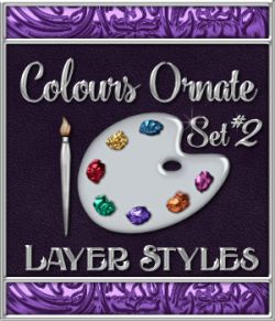 Bling! Colours Ornate Set #2 Layer Styles