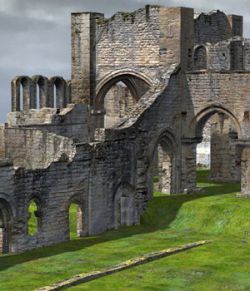 Abbey In Ruins: Monastery (for Poser)
