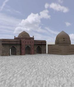 Middle East Buildings 1 (for Poser)