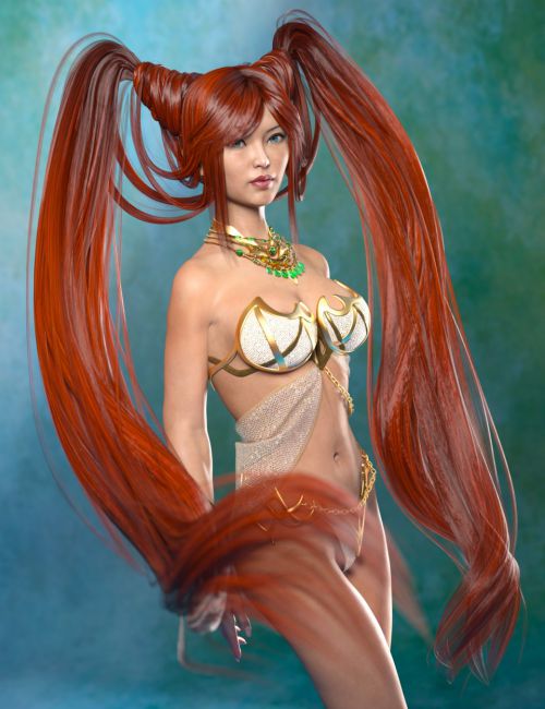 Click here to see preview images for "Jade Tiger Hair for Genesis 3 Female(s)" Jade Tiger Hair for Genesis 3 Female(s)