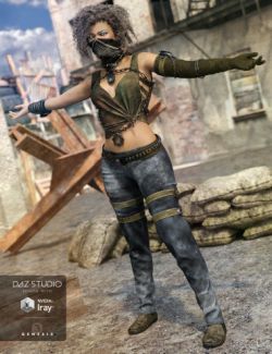 Eternal Desert Warrior Outfit for Genesis 3 Female(s)