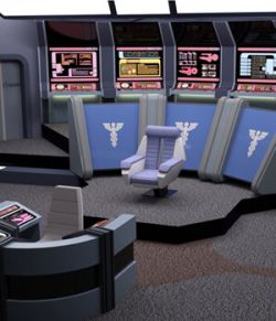 Starship Bridge 12 (for DAZ Studio)
