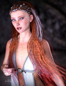 FireGem Hair for Genesis 3 Female(s) and Genesis 2 Female(s)