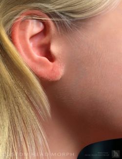 Peach Fuzz! Facial Vellus Hair for Genesis 3 Female(s)