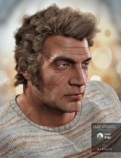 Thomas Hair for Genesis 3 Male(s)