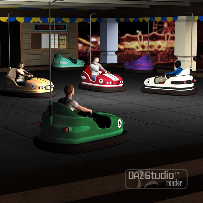 Click here to see preview images for "Otis Carnival Fun Fair Dodgem Cars" Otis Carnival Fun Fair Dodgem Cars