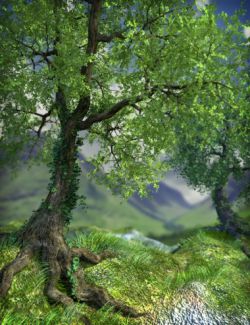 Poseable Trees with Ivy