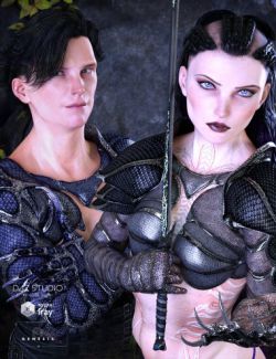 Eagle-Guard Armor for Genesis 3 Female(s) and Genesis 3 Male(s)