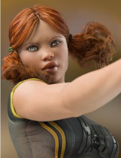 Twin Tails for Genesis 3 Female(s)