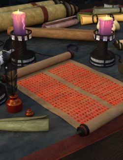 FSL Fantasy Clutter Books Scrolls & Accessories