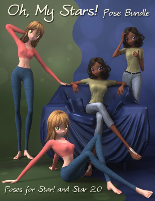 Click here to see preview images for "Oh, My Stars! Pose Bundle" Oh, My Stars! Pose Bundle
