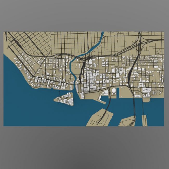 Click here to see preview images for "Miami Cityscape - Extended License" Miami Cityscape - Extended License