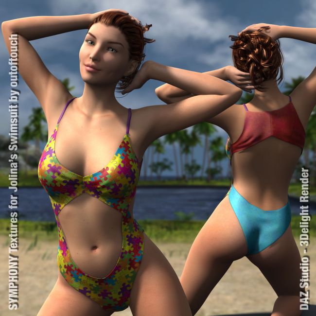 Click here to see preview images for "SYMPHONY Textures for Jolina's Swimsuit" SYMPHONY Textures for Jolina's Swimsuit