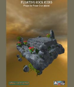 Floating Rock Ruins Poser