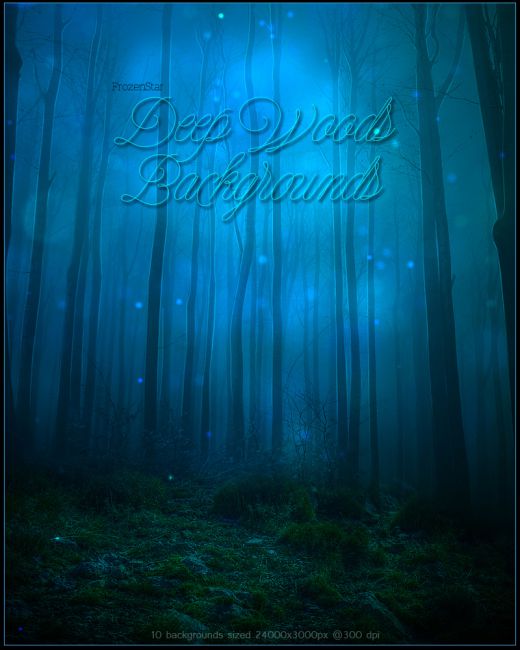 Click here to see preview images for "FS Deep Woods Backgrounds" FS Deep Woods Backgrounds