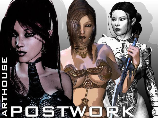 Click here to see preview images for "Arthouse Postwork" Arthouse Postwork