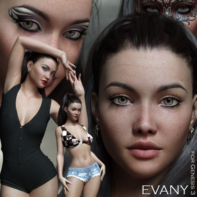 Click here to see preview images for "Evany for Genesis 3" Evany for Genesis 3