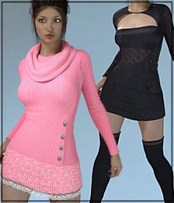 7th Ave: Tunic Dress & Boots