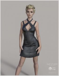 Leather Dress for Genesis 3 Female(s)