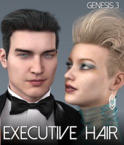 Executive Hair for Genesis 3 Male and Female