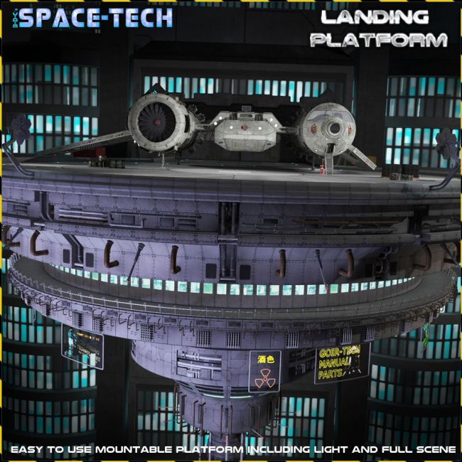 Click here to see preview images for "SpaceTech: Landing Platform" SpaceTech: Landing Platform