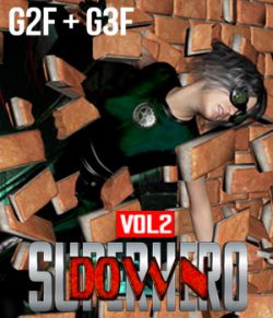 SuperHero Down for G2F & G3F Volume 2