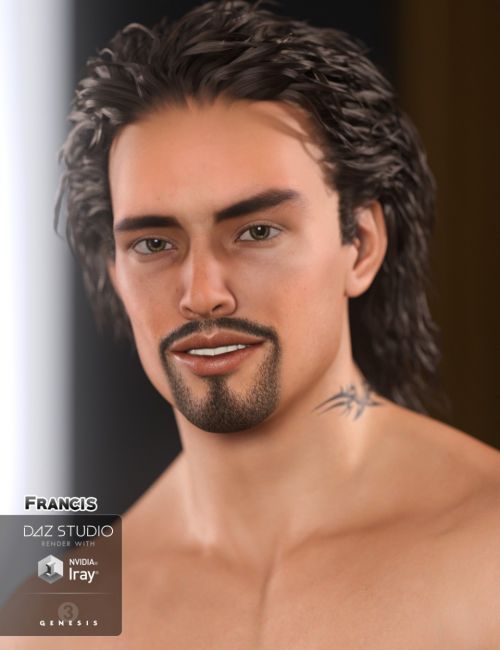 Click here to see preview images for "Francis for Genesis 3 Male" Francis for Genesis 3 Male