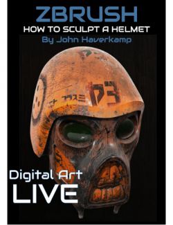 ZBrush Masterclass : How to Sculpt an Armoured Helmet Tutorial