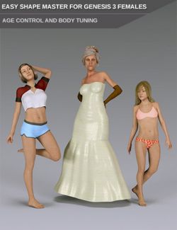 Easy Shape Master - Age Control and Body Tuning for Genesis 3 Female