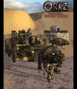 Orkz: Triceratox- Battle Wagon, Chariot and Bolt Thrower