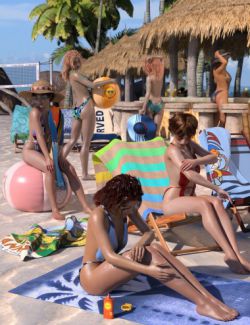 Beach Bundle for Genesis 8 Female(s)
