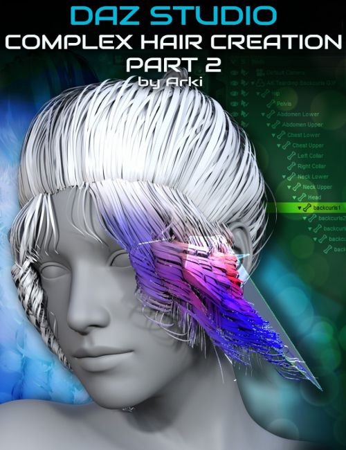 Click here to see preview images for "Complex Hair Creation Part 2: Rigging" Complex Hair Creation Part 2: Rigging