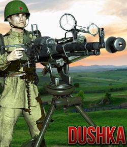 Dushka Machine Gun