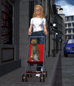 Stroller 1 - for Poser