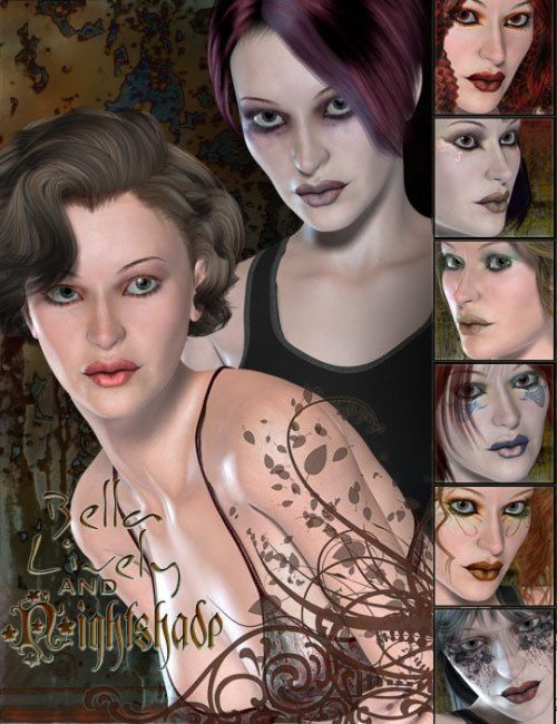 Click here to see preview images for "Bella Lively & Nightshade" Bella Lively & Nightshade