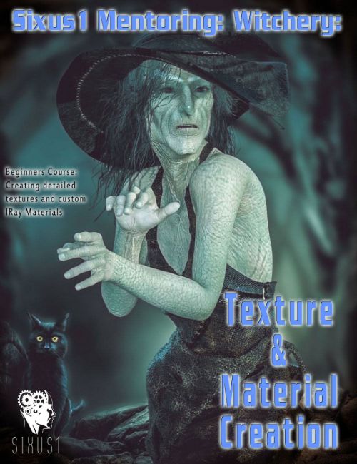 Click here to see preview images for "Sixus1 Mentoring - Witchery Pt4: Character Textures & Materials Creation" Sixus1 Mentoring - Witchery Pt4: Character Textures & Materials Creation