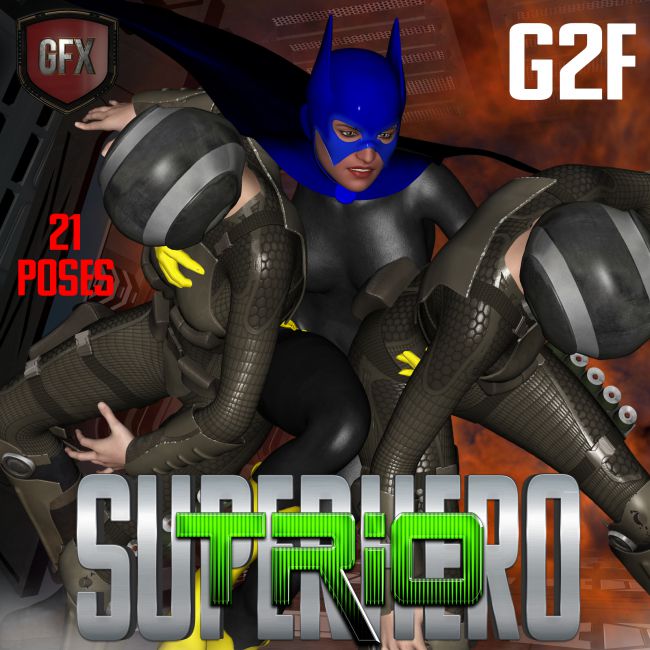 Click here to see preview images for "SuperHero Trio for G2F Volume 1" SuperHero Trio for G2F Volume 1
