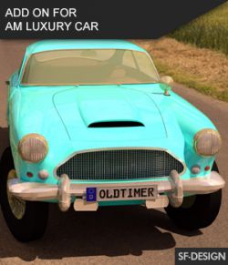 Add On for AM Luxury Car for Daz by Vanishing Point
