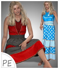 Summer Ruffle Dress and 7 Styles for Project Evolution- Poser