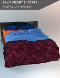 Silk and Velvet Iray Shader Presets and Merchant Resource