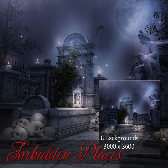 Click here to see preview images for "Forbidden Places Backgrounds" Forbidden Places Backgrounds