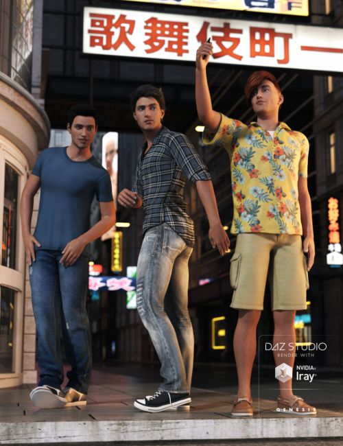 Click here to see preview images for "Standing and Leaning for Genesis 3 Male" Standing and Leaning for Genesis 3 Male