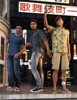 Standing and Leaning for Genesis 3 Male