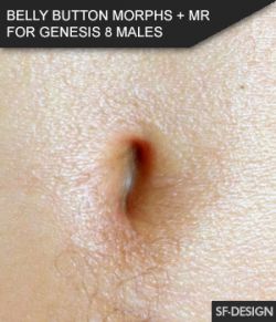 Belly Button Morphs for Genesis 8 Males and Merchant Resource