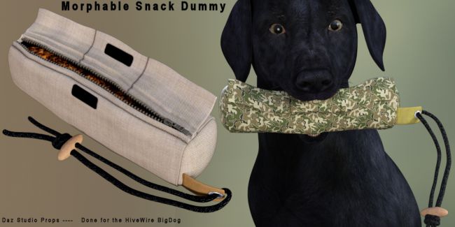 Click here to see preview images for "Morphable Snack Dummy for HW BigDog - Daz version" Morphable Snack Dummy for HW BigDog - Daz version