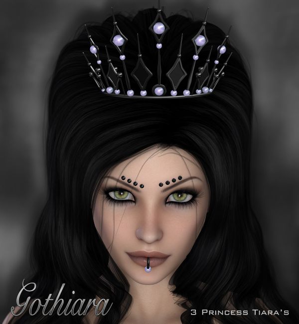 Click here to see preview images for "Gothiara - Princess Tiara" Gothiara - Princess Tiara