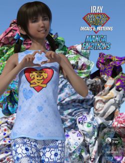 Iray Super Shaders Manga Emotions