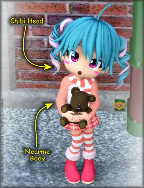Click here to see preview images for "Universal Chibi Head" Universal Chibi Head