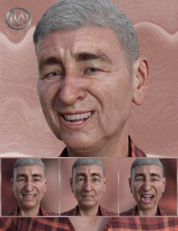 Lovable or Grumpy- Expressions for Genesis 8 Male and Floyd 8